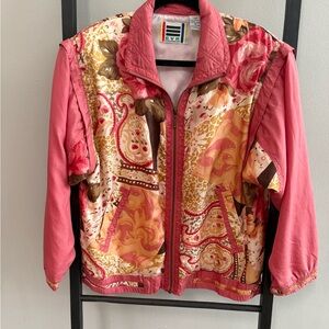 VINTAGE EVR Pink Silk Jacket